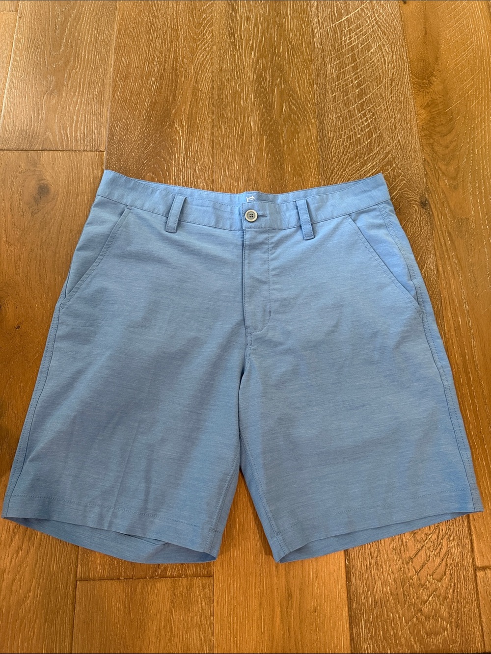 Southern Tide Men's Light Blue Flat Front Shorts
